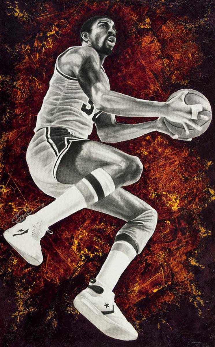 Magic Johnson - Poster | Canvas Wall Art Print