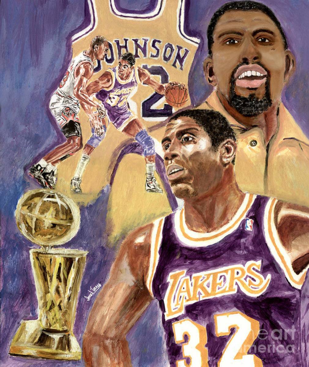 Magic Johnson - Poster | Canvas Wall Art Print