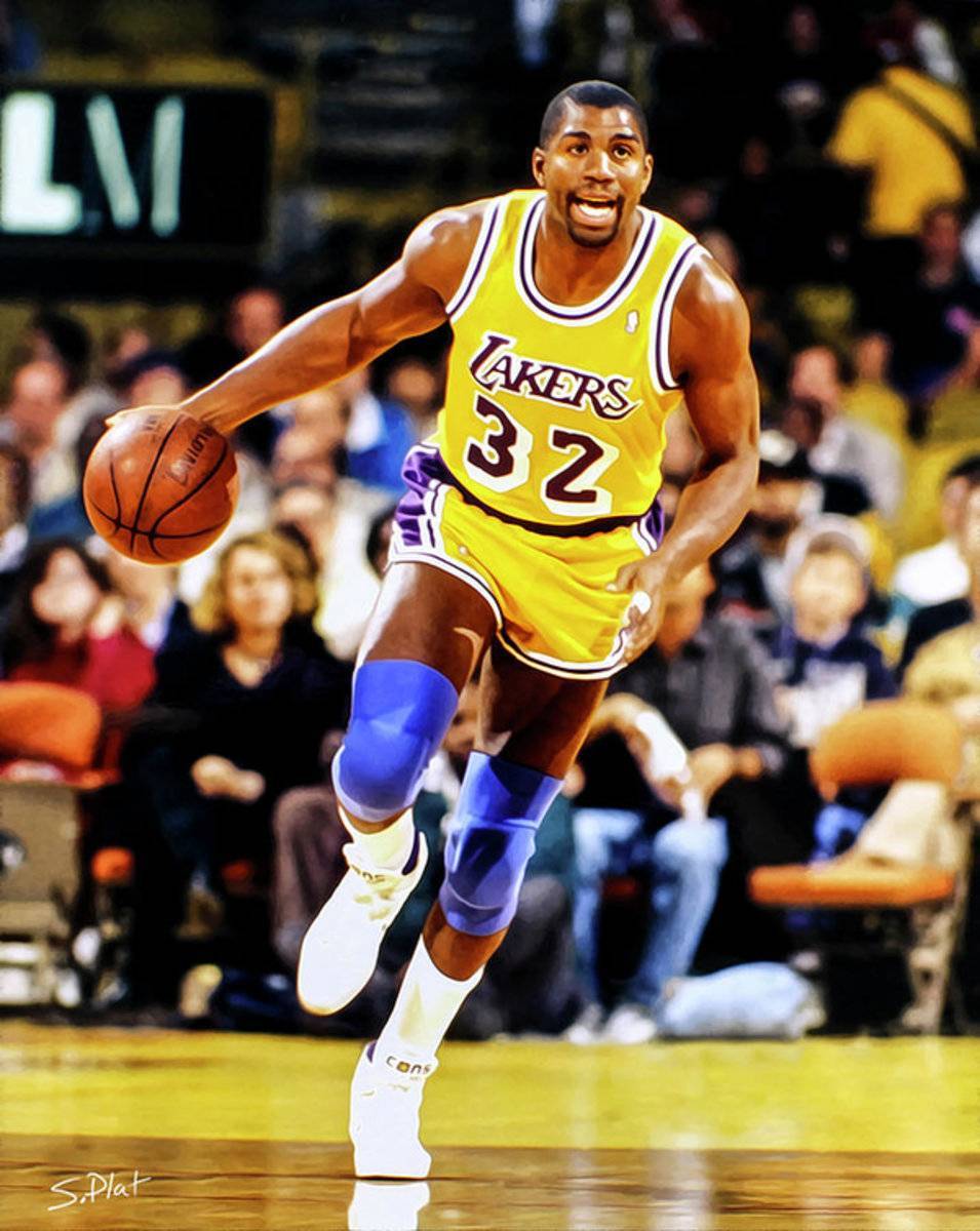 Magic Johnson - Poster | Canvas Wall Art Print