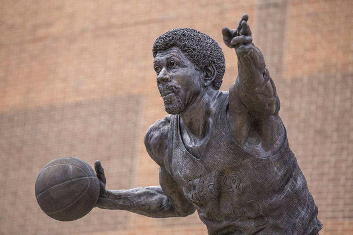 Magic Johnson Statue - Poster | Canvas Wall Art Print