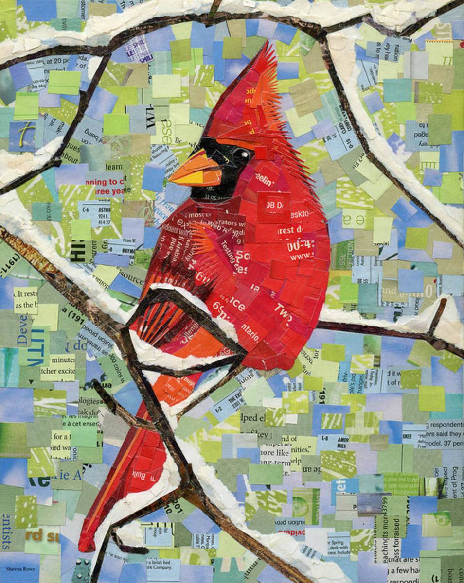 Majestic Red Cardinal - Poster | Canvas Wall Art Print