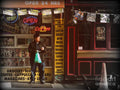 Man And Convenience Store - Late Day - Poster | Canvas Wall Art Print