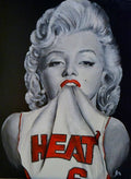 Marilyn Monroe Miami Heat - Poster | Canvas Wall Art Print
