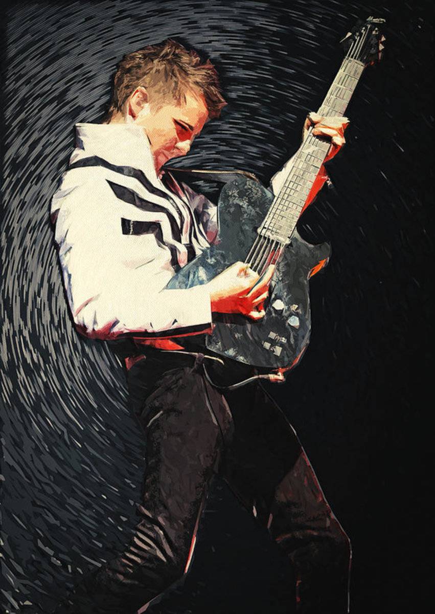 Matthew Bellamy - Poster | Canvas Wall Art Print