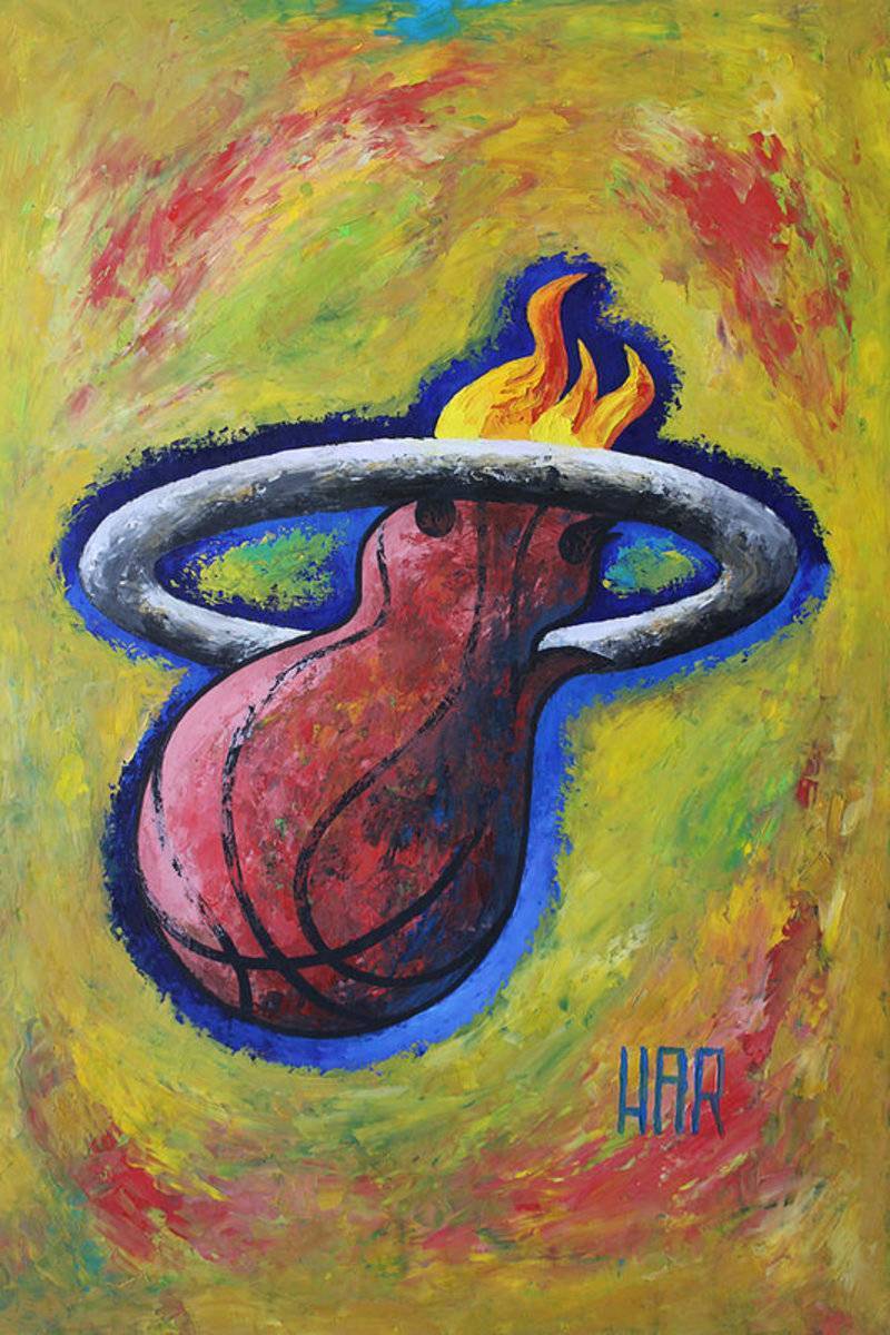Miami Heat Basketball - Poster | Canvas Wall Art Print