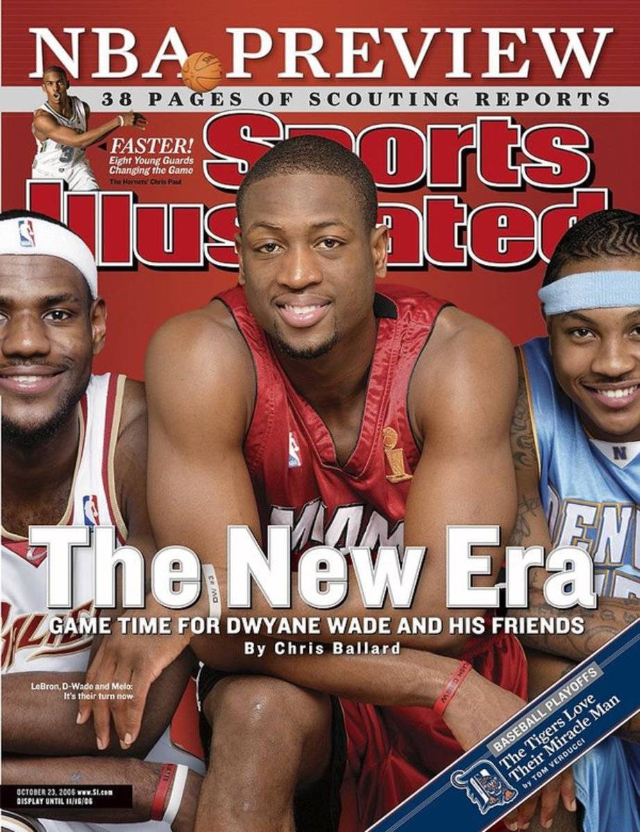 Miami Heat Dwyane Wade Sports Illustrated Cover - Poster | Canvas Wall Art Print