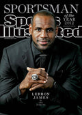 Miami Heat Lebron James, 2012 Sportsman Of The Year Sports Illustrated Cover - Poster | Canvas Wall Art Print