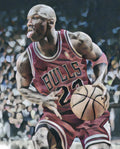Michael Jordan Chicago Bulls Abstract Art 50 - Poster | Canvas Wall Art Print