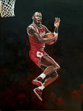Michael Jordan Cradle Dunk - Poster | Canvas Wall Art Print