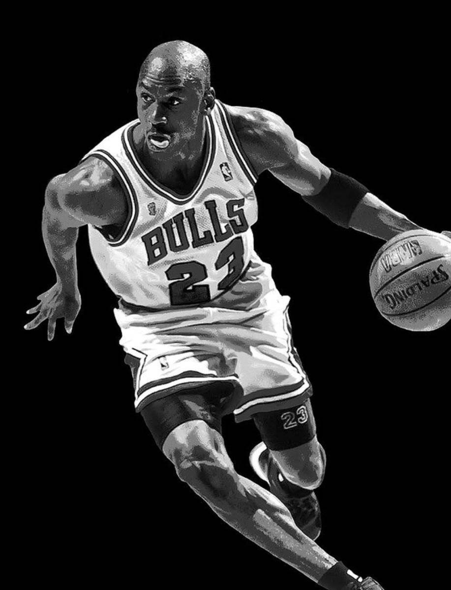 Michael Jordan Drives To The Basket - Poster | Canvas Wall Art Print