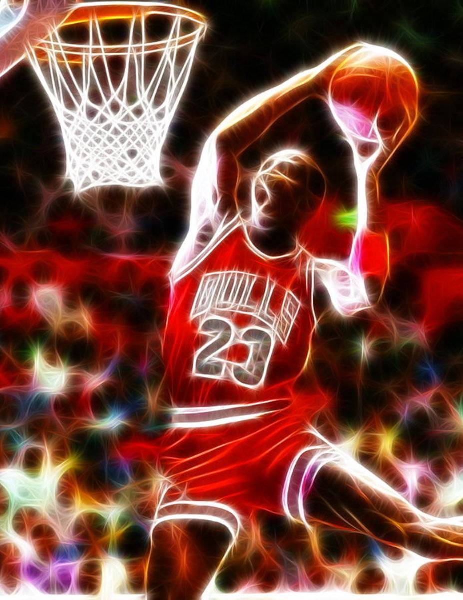 Michael Jordan Magical Dunk - Poster | Canvas Wall Art Print