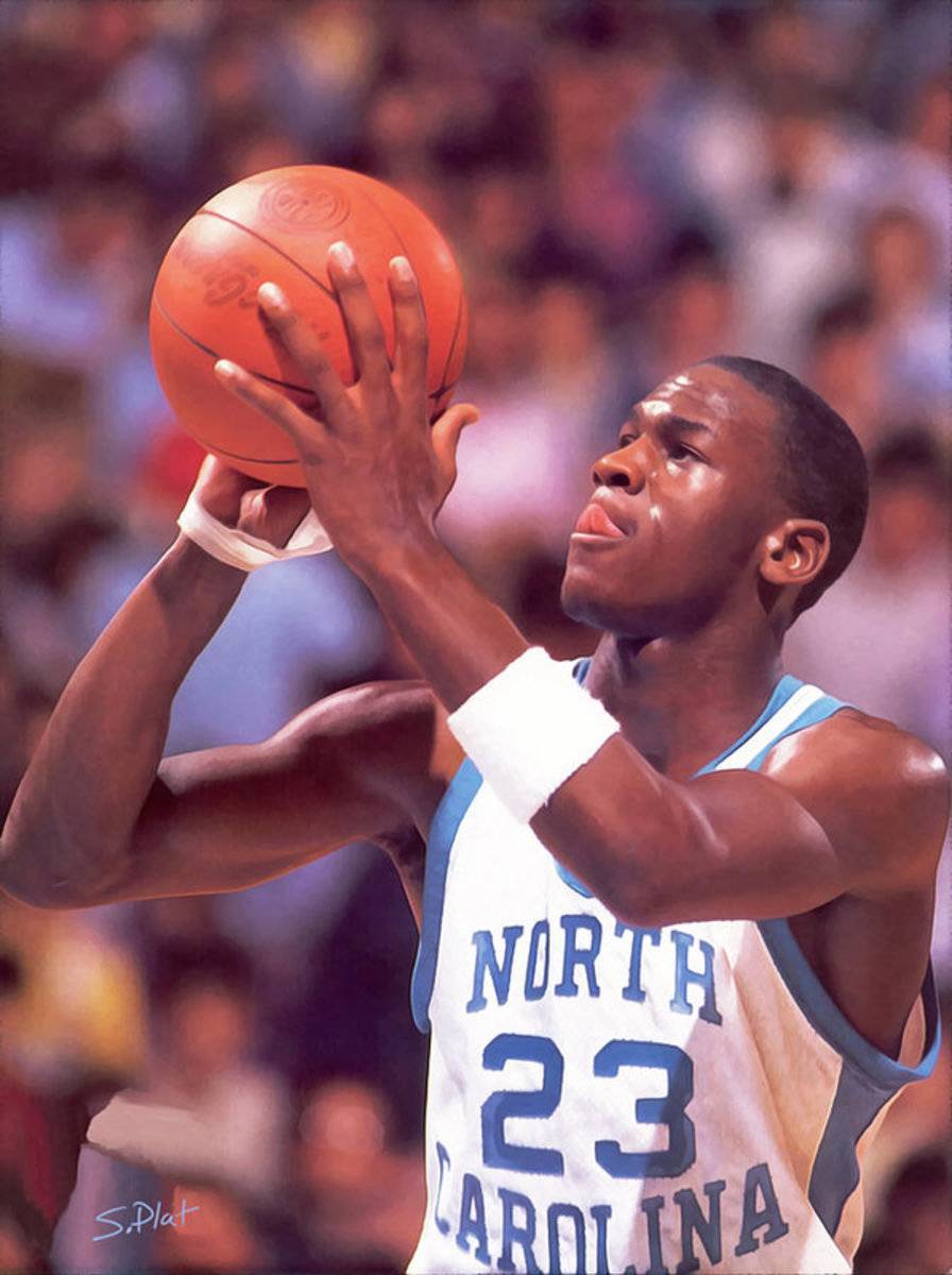 Michael Jordan North Carolina Tar Heels - Poster | Canvas Wall Art Print