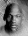 Michael Jordan Potrait - Poster | Canvas Wall Art Print