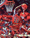 Michael Jordan Slam Dunk - Poster | Canvas Wall Art Print