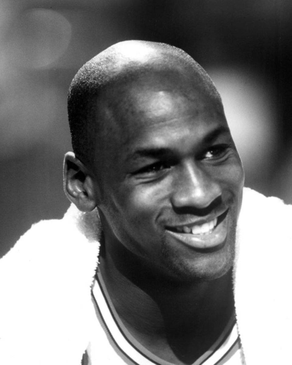 Michael Jordan Smiles - Poster | Canvas Wall Art Print
