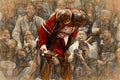 Michael Jordan The Flu Game - Poster | Canvas Wall Art Print