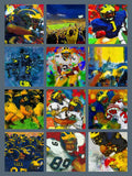 Michigan Wolverines Football Two Collage - Poster | Canvas Wall Art Print