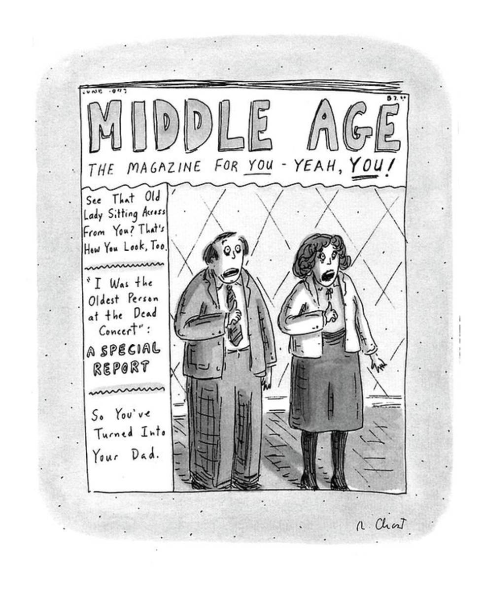 Middle Age The Magazine For You - Yeah - Poster | Canvas Wall Art Print