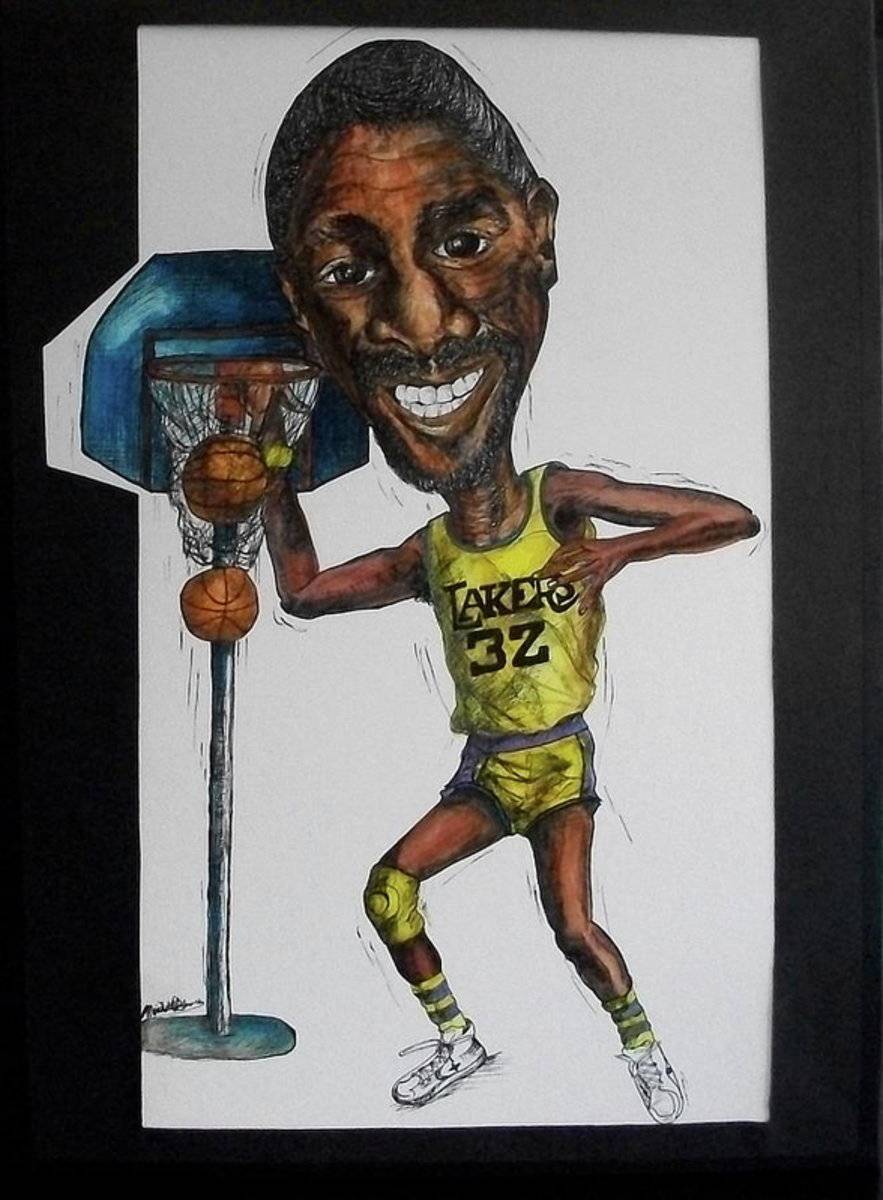 Mj Caricature - Poster | Canvas Wall Art Print