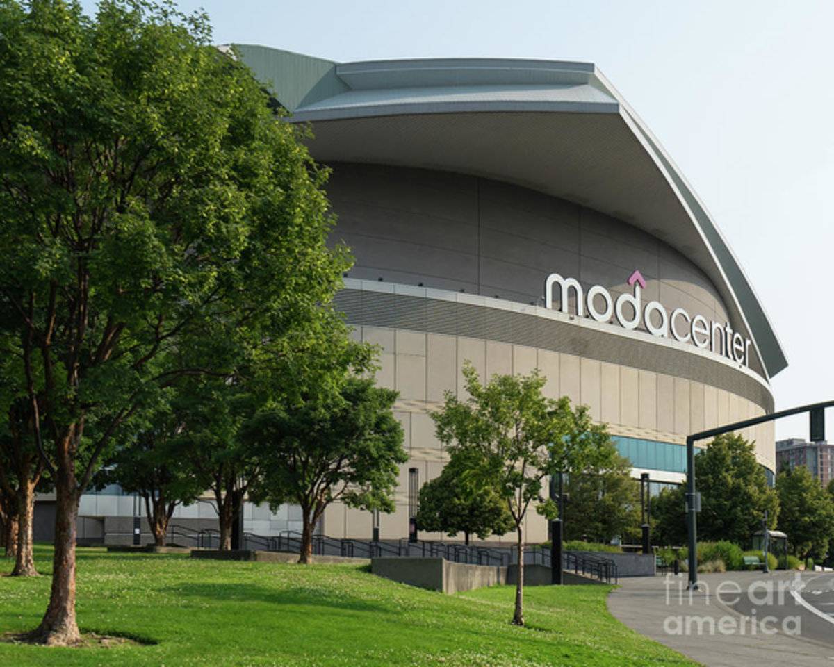 Moda Center Portland Trail Blazers Basketball Arena Portland Oregon Dsc6420 - Poster | Canvas Wall Art Print