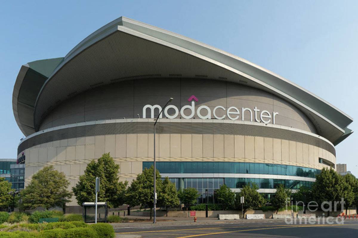 Moda Center Portland Trail Blazers Basketball Arena Portland Oregon Dsc6424 - Poster | Canvas Wall Art Print