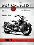 Motorcycle Magazine Chief 1941 - Poster | Canvas Wall Art Print