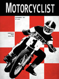 Motorcycle Magazine Number One 1961 - Poster | Canvas Wall Art Print
