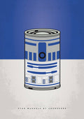 My Star Warhols R2D2 Minimal Can - Poster | Canvas Wall Art Print