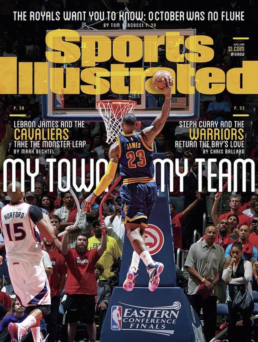 My Town, My Team Lebron James And The Cavaliers Take The Sports Illustrated Cover - Poster | Canvas Wall Art Print