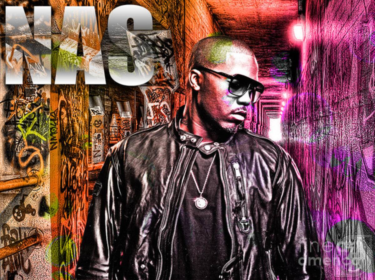 Nas - Rapper - Poster | Canvas Wall Art Print