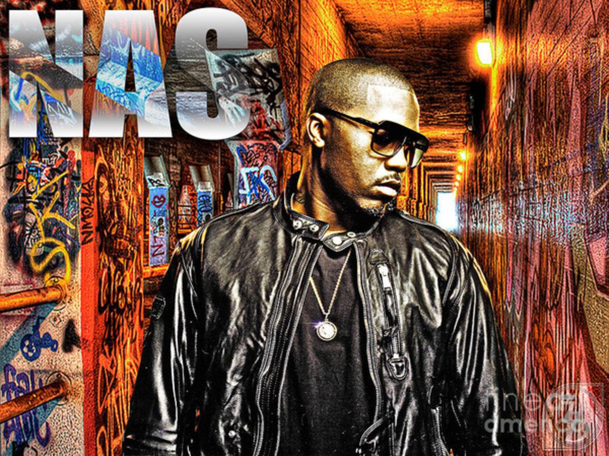 Nasir Jones - Rapper - Poster | Canvas Wall Art Print