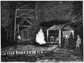 Natural Gas Well, 19Th Century - Poster | Canvas Wall Art Print