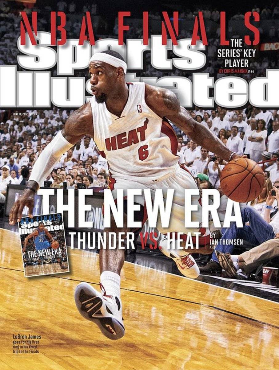 Nba Finals The New Era, Thunder Vs. Heat Sports Illustrated Cover - Poster | Canvas Wall Art Print