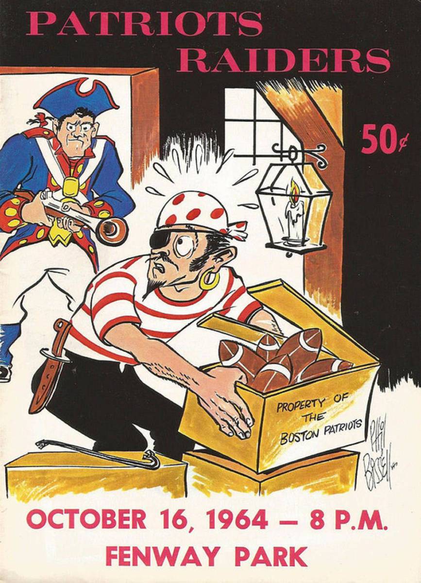 New England Patriots Vintage Program 5 - Poster | Canvas Wall Art Print