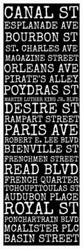 New Orleans Streets - Poster | Canvas Wall Art Print