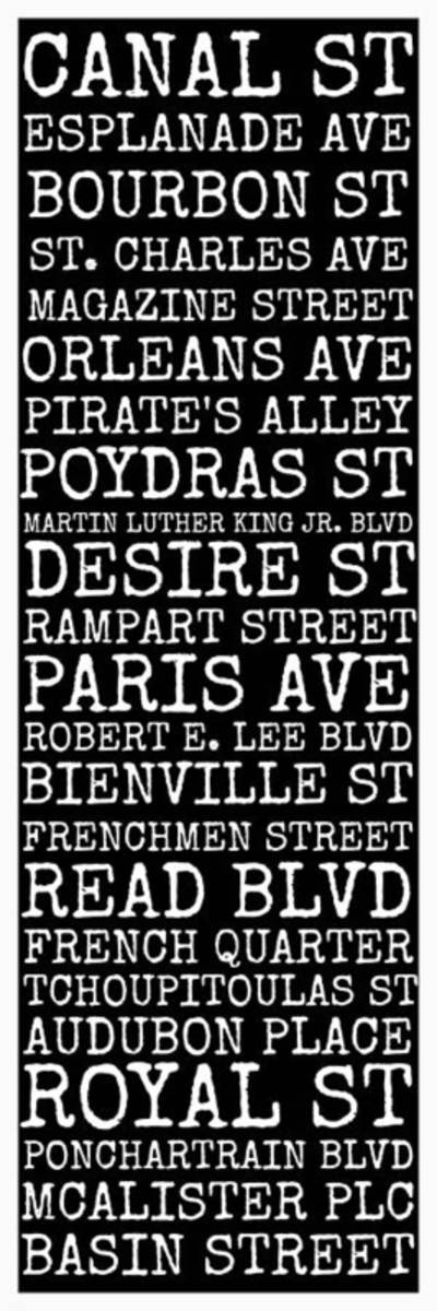 New Orleans Streets - Poster | Canvas Wall Art Print
