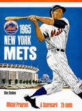 New York Mets 1965 Official Program - Poster | Canvas Wall Art Print
