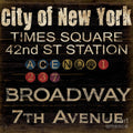 New York Subway - Poster | Canvas Wall Art Print