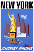 New York Vintage Travel - Poster | Canvas Wall Art Print