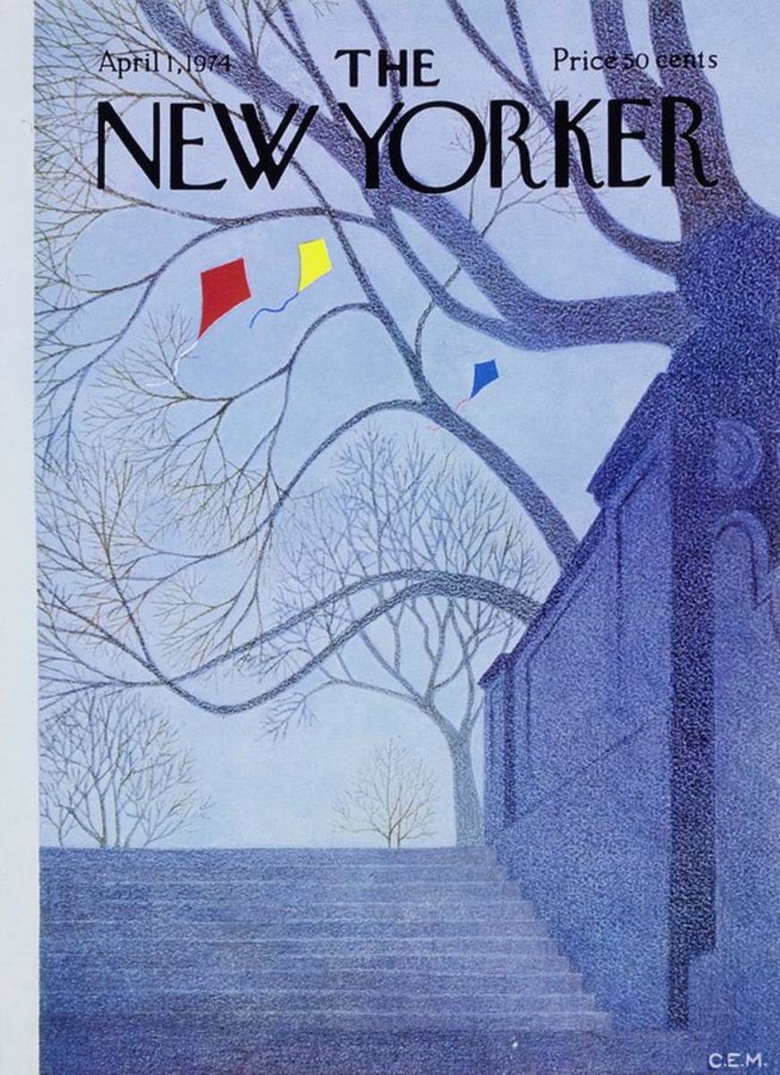 New Yorker April 1St 1974 - Poster | Canvas Wall Art Print