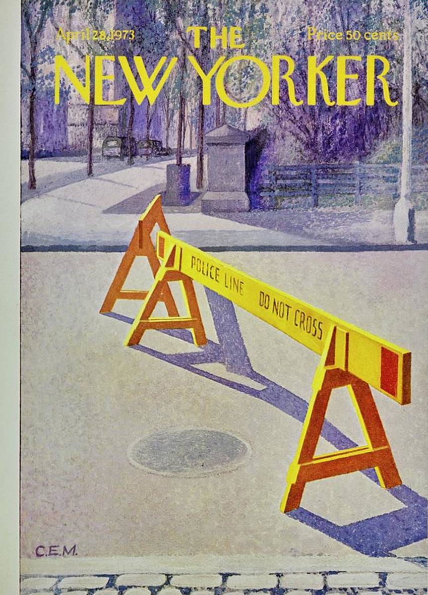 New Yorker April 28Th 1973 - Poster | Canvas Wall Art Print