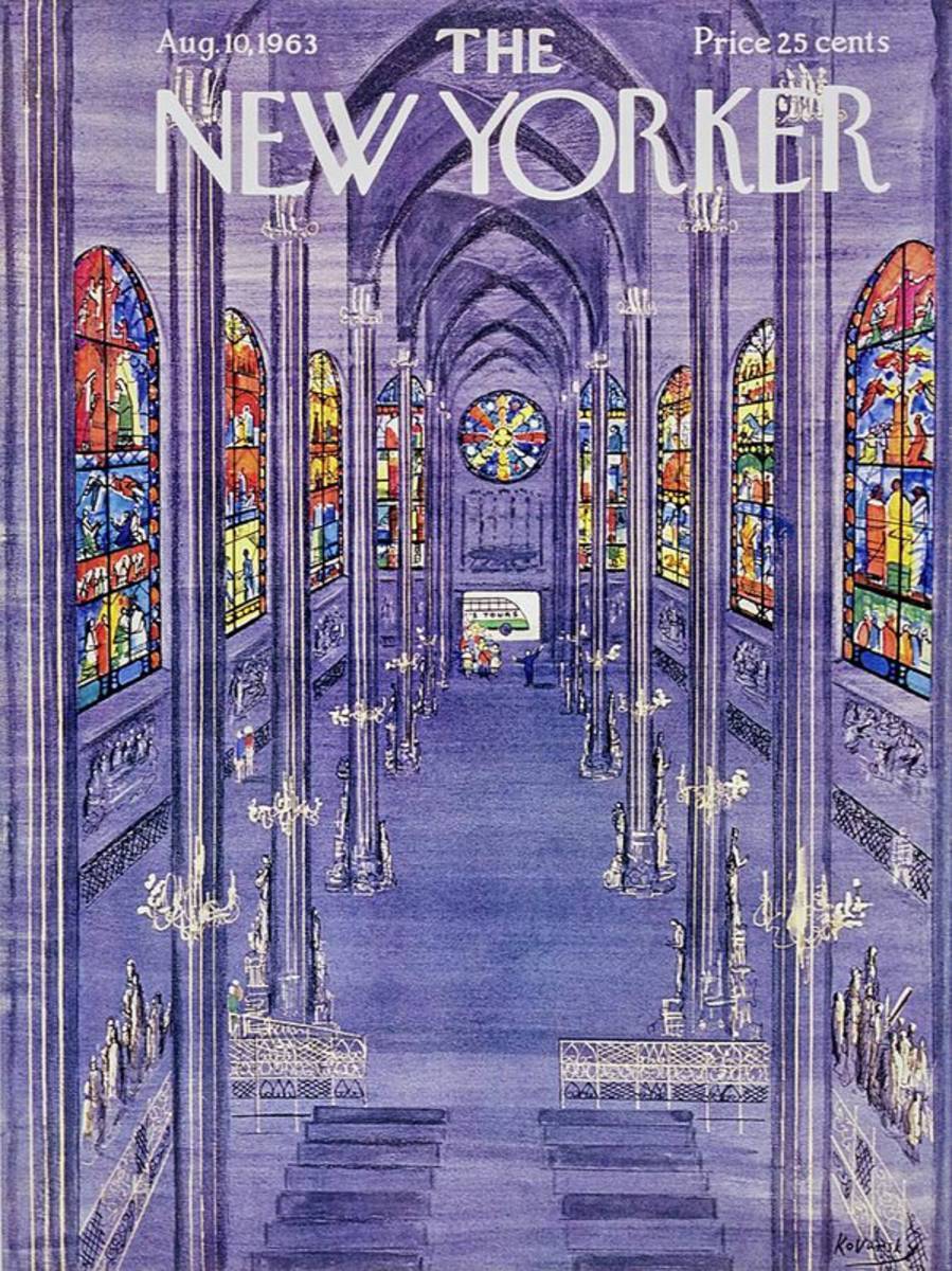 New Yorker August 10Th 1963 - Poster | Canvas Wall Art Print