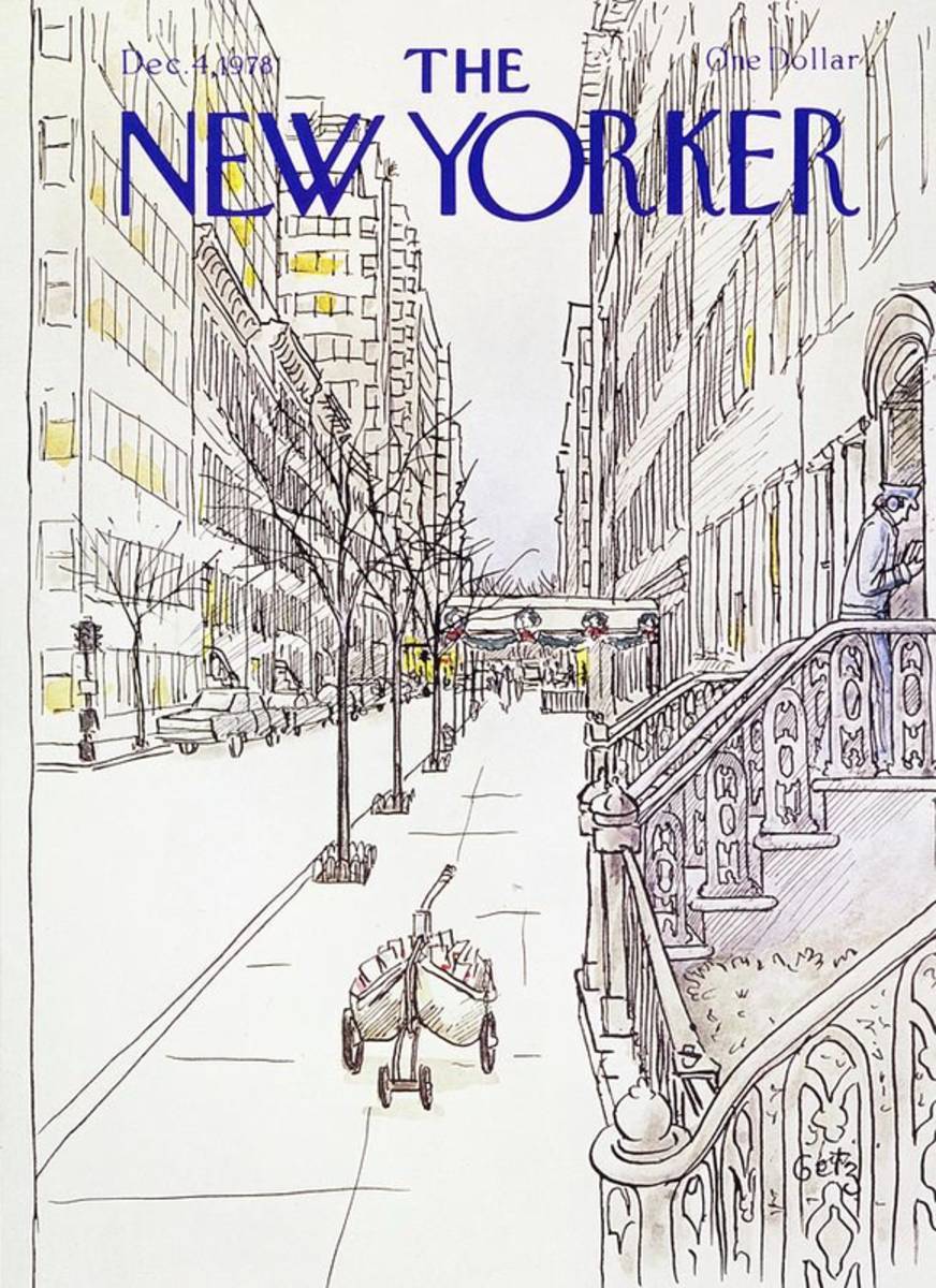 New Yorker December 4Th 1978 - Poster | Canvas Wall Art Print