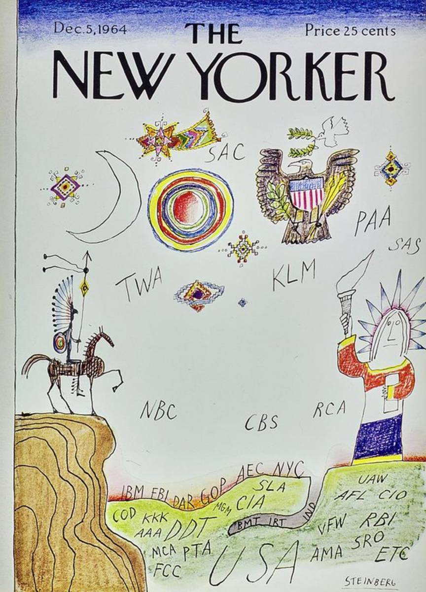 New Yorker December 5Th 1964 - Poster | Canvas Wall Art Print