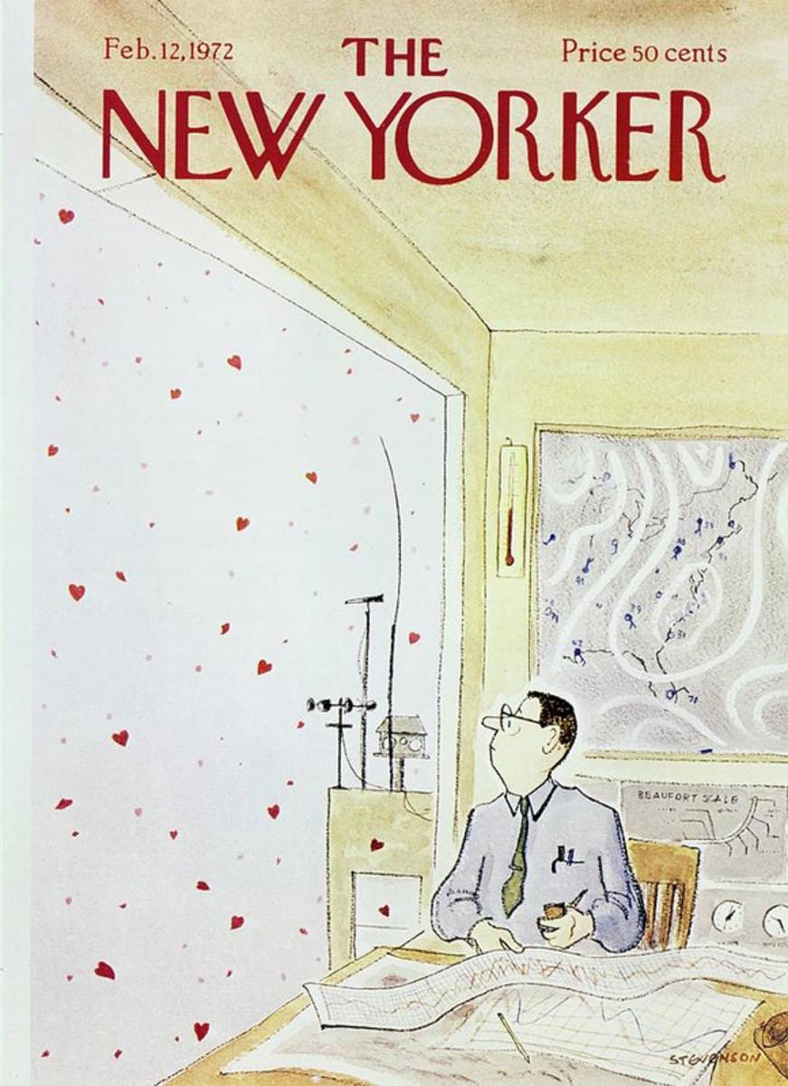 New Yorker February 12Th 1972 - Poster | Canvas Wall Art Print