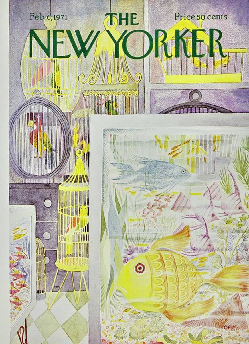 New Yorker February 6Th 1971 - Poster | Canvas Wall Art Print