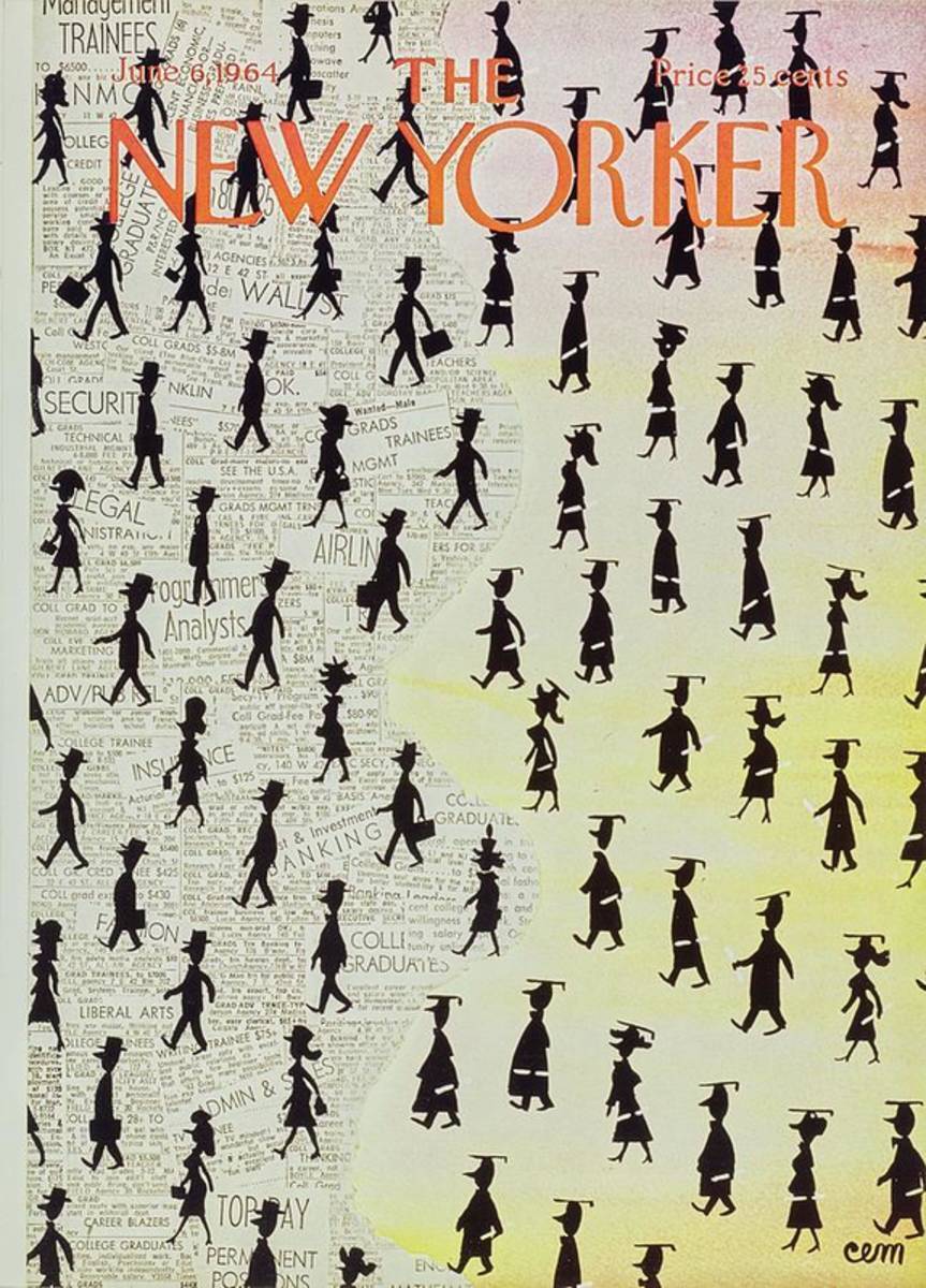 New Yorker June 6Th 1964 - Poster | Canvas Wall Art Print