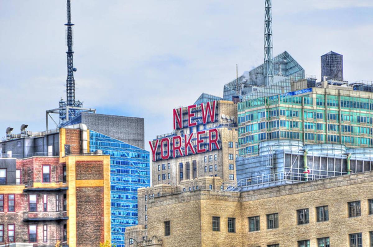 New Yorker Magazine Headquarters - Poster | Canvas Wall Art Print