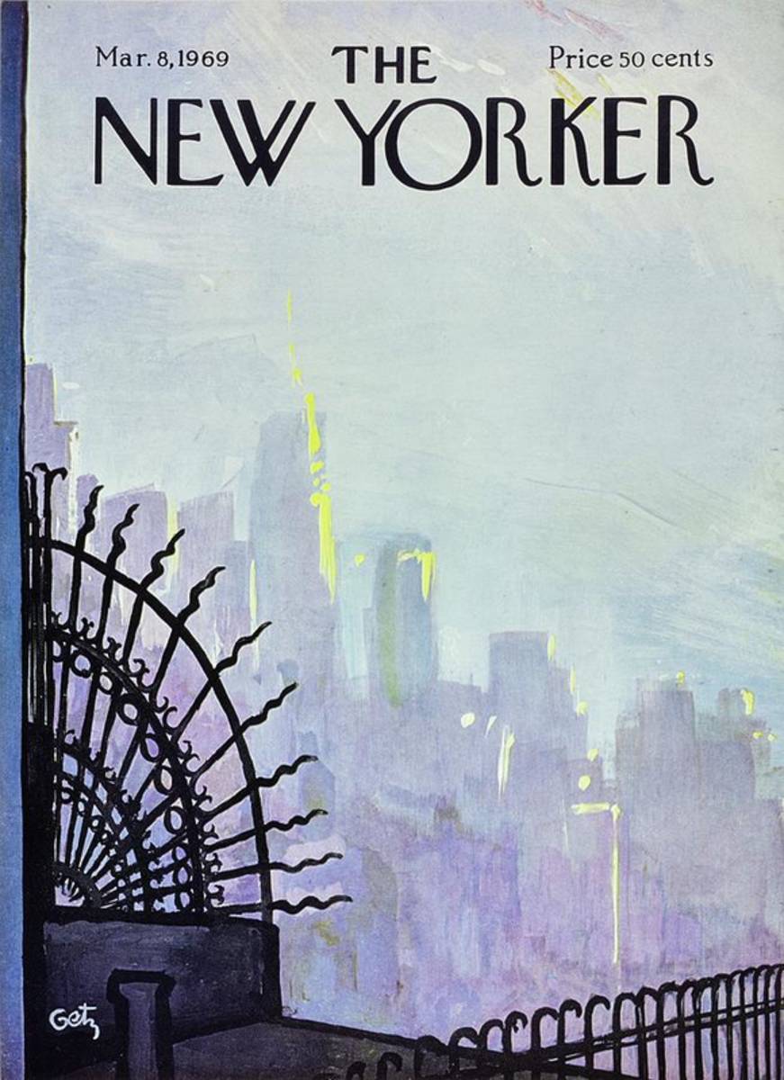 New Yorker March 8Th 1969 - Poster | Canvas Wall Art Print