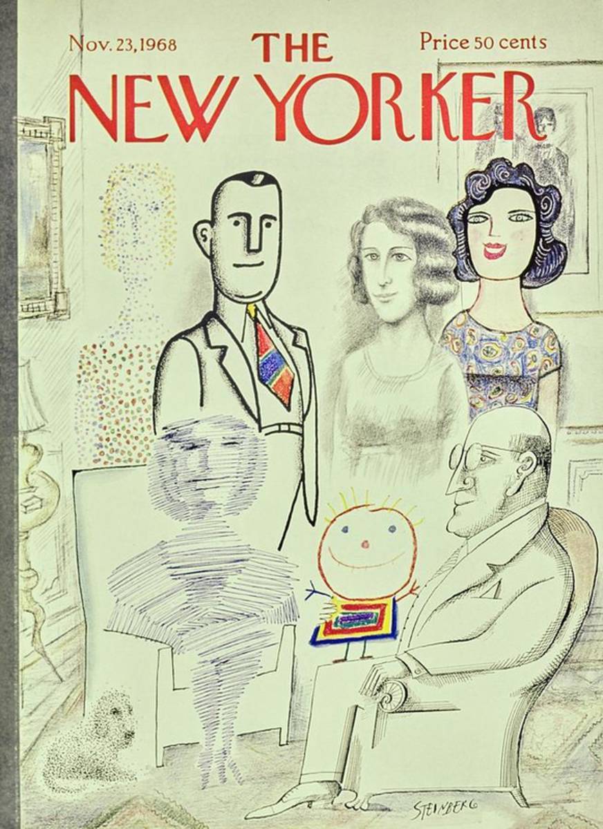 New Yorker November 23Rd 1968 - Poster | Canvas Wall Art Print